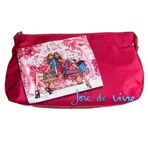 Pink Lancôme Cosmetics Bag 